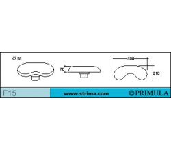 Žehlící tvarovka pro ramena PRIMULA F15