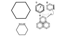 Šablony - babiččina zahrádka - hexagon 3/4