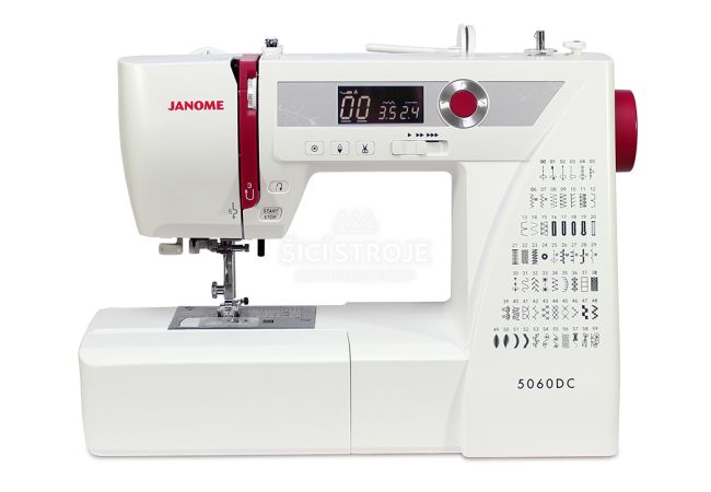 Šicí stroj JANOME 5060DC + přídavný stolek