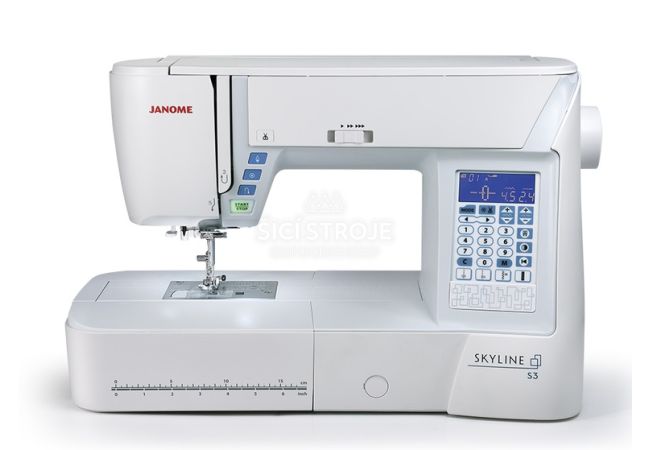 JANOME SKYLINE S3 - šicí stroj velikosti XL