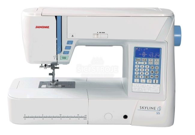 JANOME SKYLINE S5 - šicí stroj velikosti XL