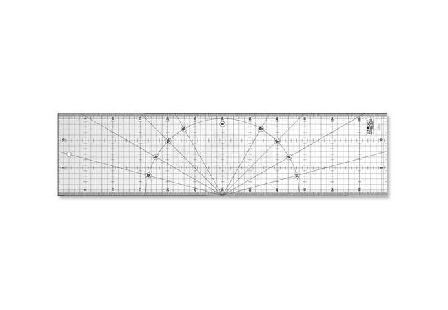 Rastrové pravítko OLFA MQR-15x60 - non slip