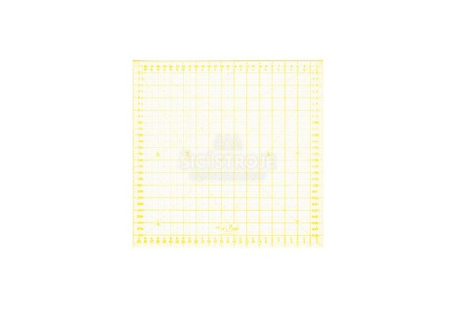 Rastrové pravítko 6.5"x6.5" E6565-YW žluté