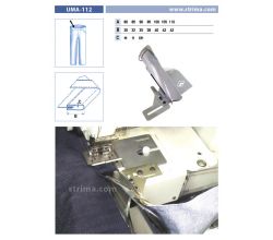 Lemovač pro všívání pásku pro šicí stroje UMA-112 95/38 XH