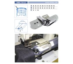 Lemovač pro všívání pásku pro šicí stroje UMA-110-LS 80/30 H