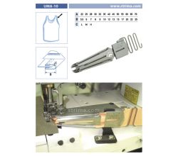 Lemovač oboustranný pro šicí stroje UMA-10 30/8 M