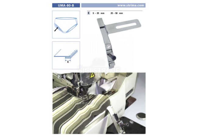 Vodič pro šicí stroje UMA-80-B 25-50 