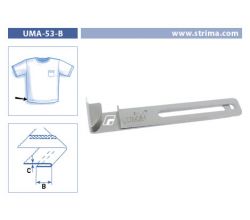 Zakladač podvíjející pro šicí stroje UMA-53-B