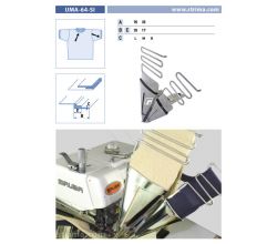 Zakladač výpustků pro šicí stroje UMA-64-SI 70/35x35/17 M