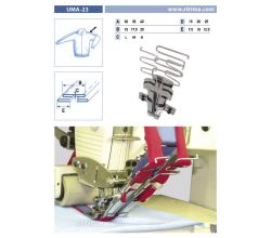 Zakladač speciální pro šicí stroje UMA-23 30/15x20/10 M