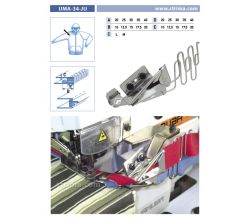 Zakladač výpustků pro šicí stroje UMA-34-JU 35/17,5x40/20 M