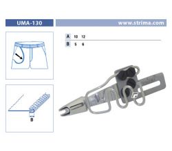 Lemovač skládající napůl pro šicí stroje UMA-130 12/6