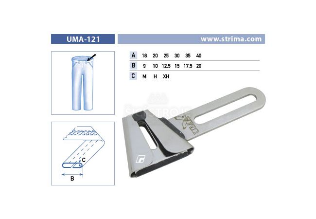 Zakladač poutek pro šicí stroje UMA-121 20/10 XH