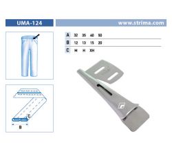 Zakladač poutek pro šicí stroje UMA-124 40/15 XH