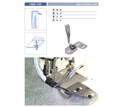 Zakladač pro dvojjehlové šicí stroje UMA-140 20/10/8 M