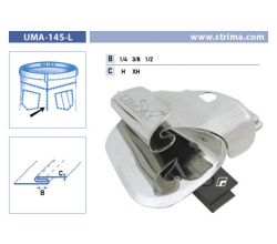 Zakladač pro francouzský šev pro šicí stroje UMA-145-L 3/8 H