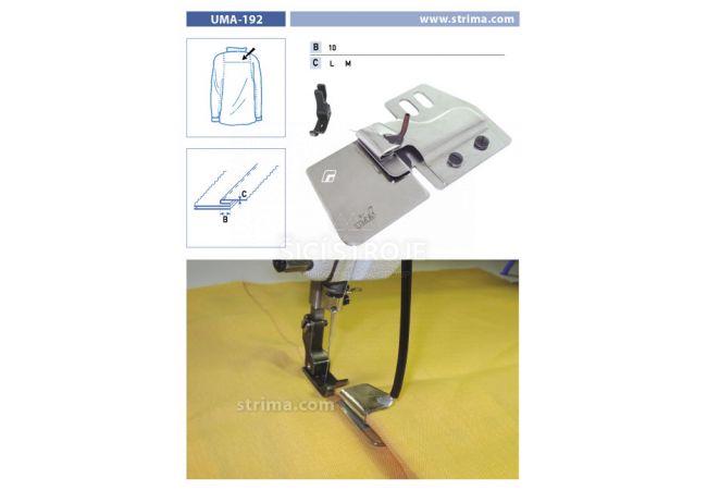 Zakladač speciální pro šicí stroje UMA-192 10 L
