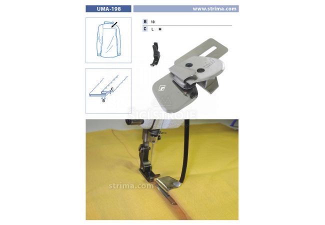 Zakladač speciální pro šicí stroje UMA-198 10 M