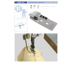 Zakladač pro francouzský šev pro šicí stroje UMA-201 3/16 M