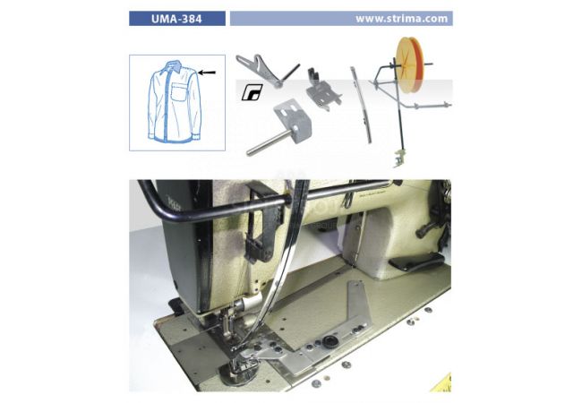 Zakladač speciální pro šicí stroje UMA-384