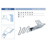 Zakladač speciální pro šicí stroje UMA-75 38/12 M
