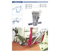 Zakladač speciální pro šicí stroje UMA-23-B 35/17,5x20/10 M