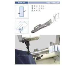 Lemovač oboustranný pro šicí stroje UMA-288 40/12 M