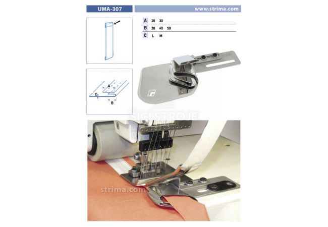 Zakladač speciální pro šicí stroje UMA-307 30/40 M