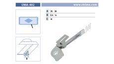 Lemovač skládající napůl pro šicí stroje UMA-402 28/14 M