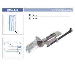 Zakladač s podvinutím pro šicí stroje UMA-142 10-16 XH