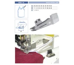 Lemovač jednostranný pro šicí stroje UMA-16 45/17 M
