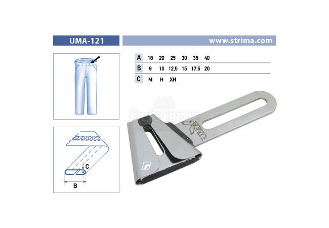 Zakladač poutek pro šicí stroje UMA-121 20/10 H