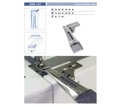 Zakladač poutek pro šicí stroje UMA-123 35/17,5 XH
