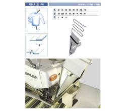 Zakladač výpustků pro šicí stroje UMA-22-PG 50/25 M