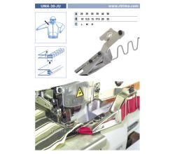 Zakladač výpustků pro šicí stroje UMA-30-JU 35/17,5 M