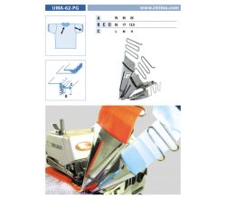Zakladač výpustků pro šicí stroje UMA-62-PG 70/35x35/17x25/12,5 M