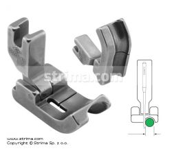 Kloubová patka pro všívání kedru pro šicí stroje, jehelní podávání, pravá 8.0mm P69RH-NF 5/16