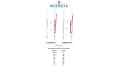 Strojové jehly pro průmyslové šicí stroje Schmetz UY 128 GAS MR 5.0