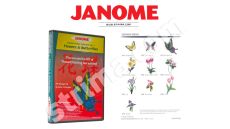 Kolekce výšivek Janome - Flowers & Butterflies