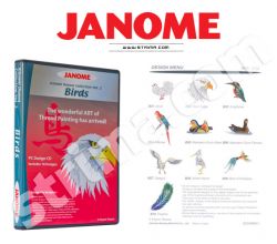 Kolekce výšivek Janome - Birds