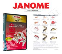 Kolekce výšivek Janome - Fish