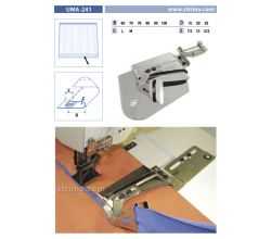 Zakladač pro dvojjehlové šicí stroje UMA-241 76x25/12,5 M