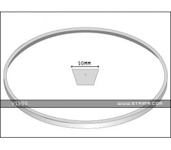 Klínový řemen pro šicí stroje 1250x10mm V1250