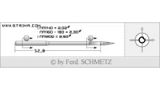 Strojové jehly pro průmyslové šicí stroje Schmetz 216X1 140