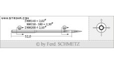 Strojové jehly pro průmyslové šicí stroje Schmetz 328 (R) 140