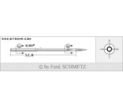Strojové jehly pro průmyslové šicí stroje Schmetz 328 (R) 160