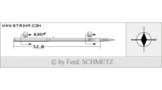 Strojové jehly pro průmyslové šicí stroje Schmetz 328 DI 160