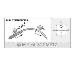 Strojové jehly pro průmyslové šicí stroje Schmetz 4118100