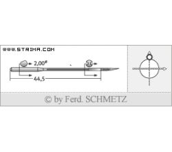 Strojové jehly pro průmyslové šicí stroje Schmetz 71 L 100
