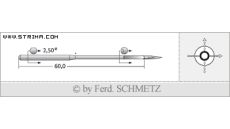Strojové jehly pro průmyslové šicí stroje Schmetz 794 H FR 140